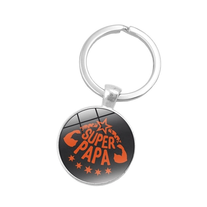 Wholesale Father's Day Zinc Alloy Keychain